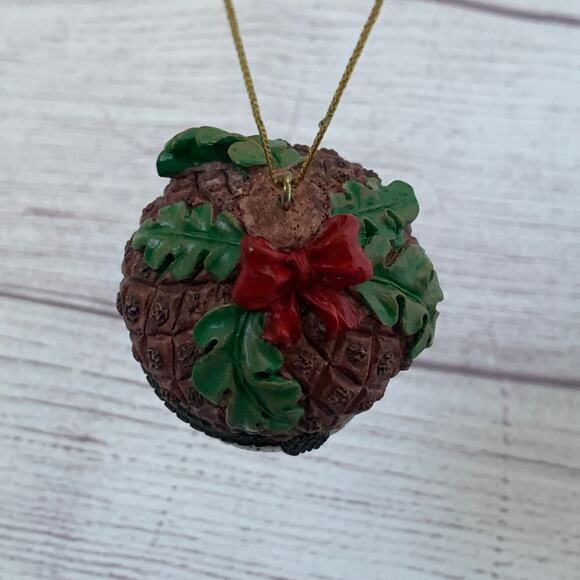 Vintage Acorn Trinket Box Christmas Tree Ornament - Picture 13 of 16